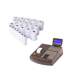 Rollos de papel térmicos personalizados para recibos POS de tamaño, sin BPA, rollo de papel para impresora térmica
